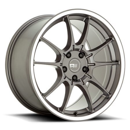Motegi MR152 SS5 – 19X8.5 – 5X100 – 30 mm – GUNMETAL W/ MACHINED LIP