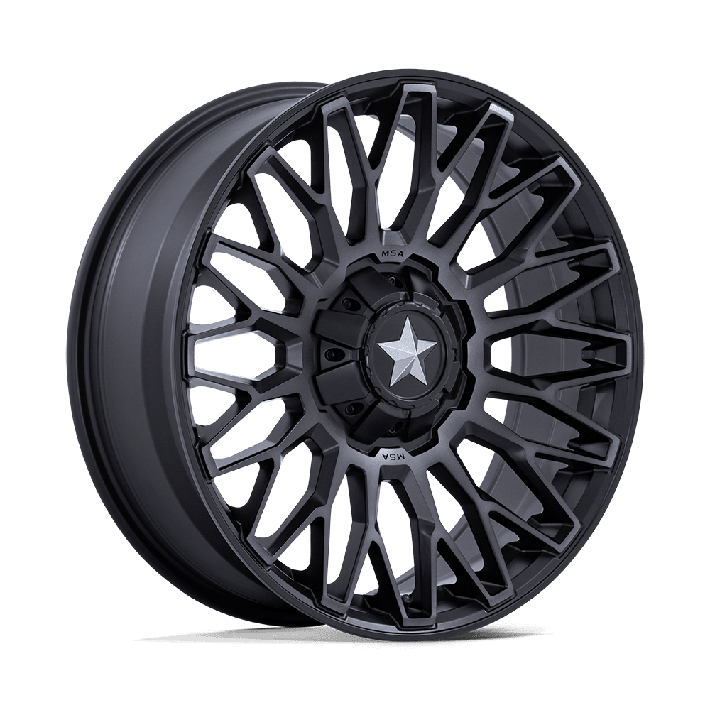 MSA Offroad Wheels M50 CLUBBER UTV – 15X7 – 4X137/4X156 – 10 mm – MATTE BLACK DDT