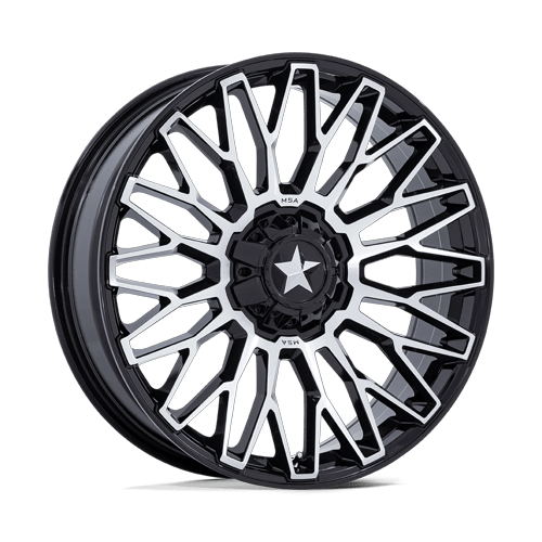 MSA Offroad Wheels M50 CLUBBER UTV – 24X7 – 5X114.3 – 0 mm – GLOSS BLACK MACHINED