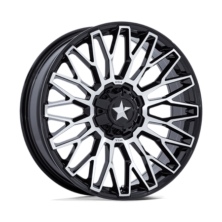 MSA Offroad Wheels M50 CLUBBER UTV – 20X7 – 4X137/4X156 – 0 mm – GLOSS BLACK MACHINED