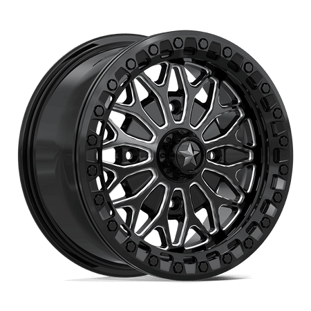 MSA Offroad Wheels MA53 BOLO UTV BEADLOCK – 15X7 – 4X137 – 38 mm – GLOSS BLACK MILLED