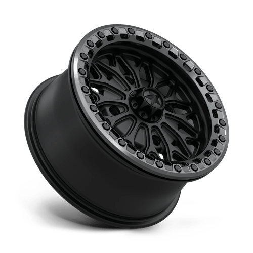 MSA Offroad Wheels MA53 BOLO UTV BEADLOCK – 15X7 – 4X137 – 38 mm – MATTE BLACK W/ GL-GUNMETAL RG