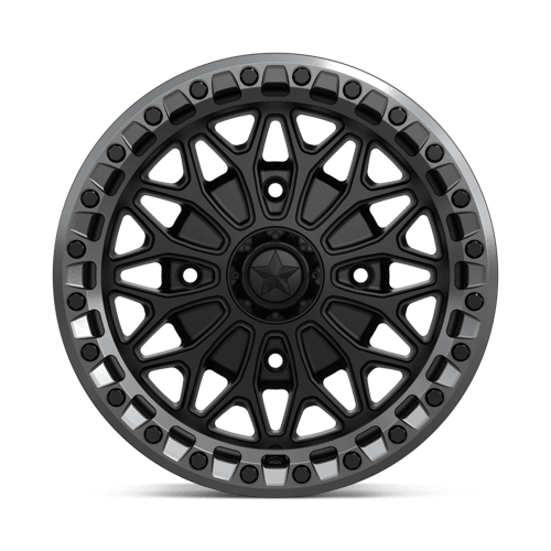 MSA Offroad Wheels MA53 BOLO UTV BEADLOCK – 15X7 – 4X137 – 38 mm – MATTE BLACK W/ GL-GUNMETAL RG