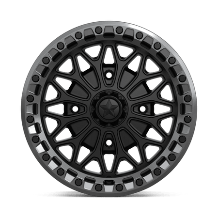 MSA Offroad Wheels MA53 BOLO UTV BEADLOCK – 15X7 – 4X137 – 38 mm – MATTE BLACK W/ GL-GUNMETAL RG