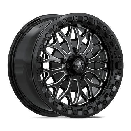 MSA Offroad Wheels MA53 BOLO UTV BEADLOCK – 15X7 – 5X114.3 – 38 mm – GLOSS BLACK MILLED