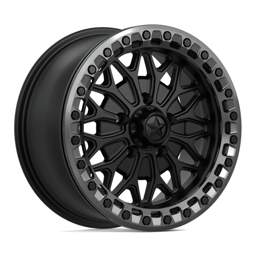MSA Offroad Wheels MA53 BOLO UTV BEADLOCK – 15X7 – 5X114.3 – 38 mm – MATTE BLACK W/ GL-GUNMETAL RG