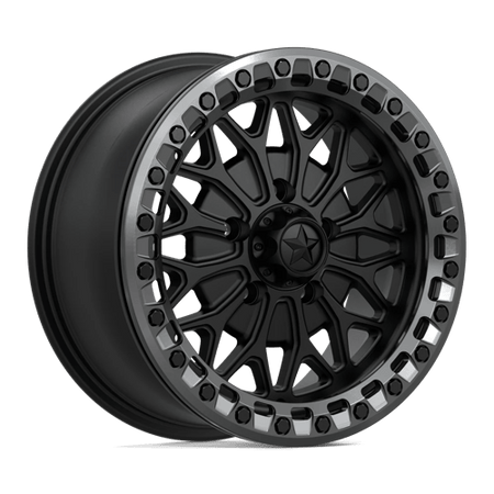 MSA Offroad Wheels MA53 BOLO UTV BEADLOCK – 15X7 – 5X114.3 – 38 mm – MATTE BLACK W/ GL-GUNMETAL RG