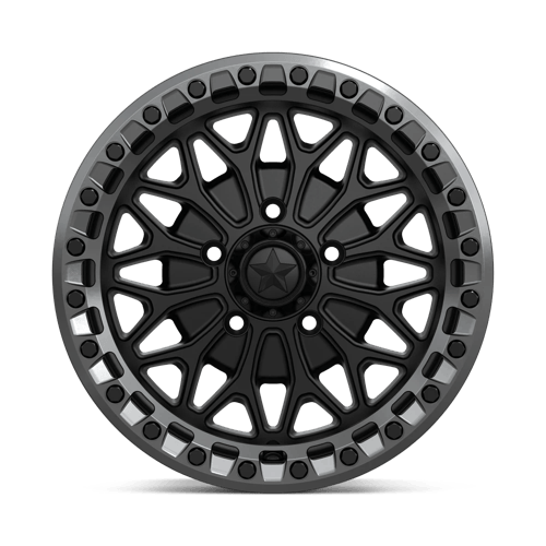 MSA Offroad Wheels MA53 BOLO UTV BEADLOCK – 15X7 – 5X114.3 – 38 mm – MATTE BLACK W/ GL-GUNMETAL RG
