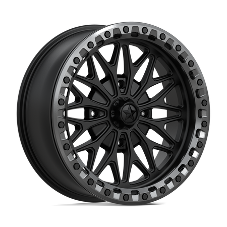 MSA Offroad Wheels MA53 BOLO UTV BEADLOCK – 18X7 – 4X156 – 10 mm – MATTE BLACK W/ GL-GUNMETAL RG