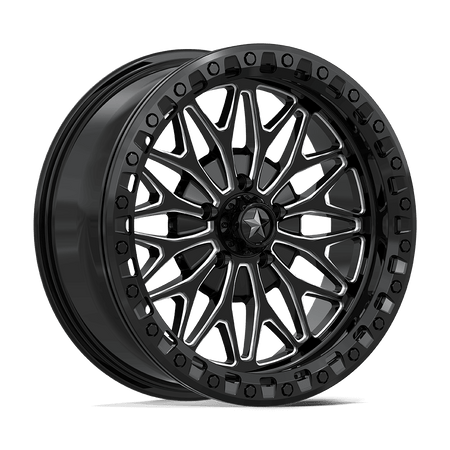 MSA Offroad Wheels MA53 BOLO UTV BEADLOCK – 18X7 – 5X114.3 – 10 mm – GLOSS BLACK MILLED