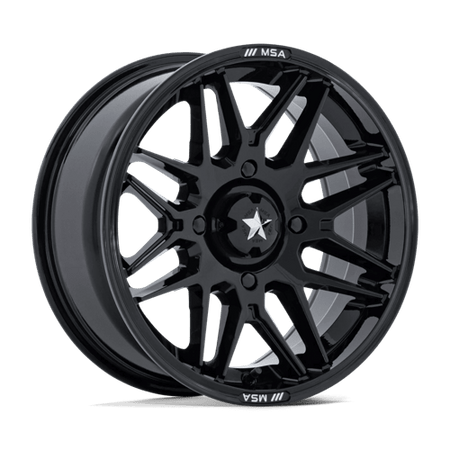 MSA Offroad Wheels M52 RADAR UTV – 16X7 – 4X137 – 10 mm – GLOSS BLACK