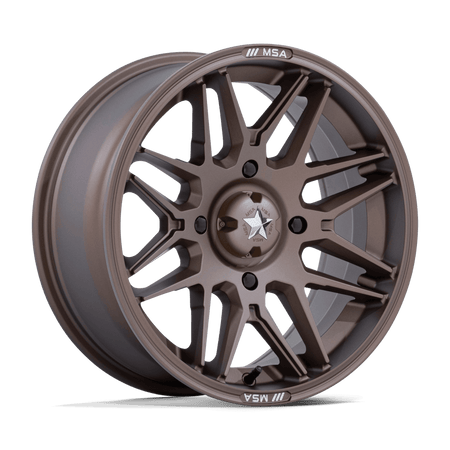MSA Offroad Wheels M52 RADAR UTV – 15X7 – 5X114.3 – 10 mm – MATTE BRONZE