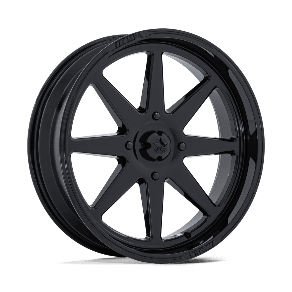 MSA Offroad Wheels M54 SPARK UTV – 18X7 – 5X114.3 – 10 mm – GLOSS BLACK