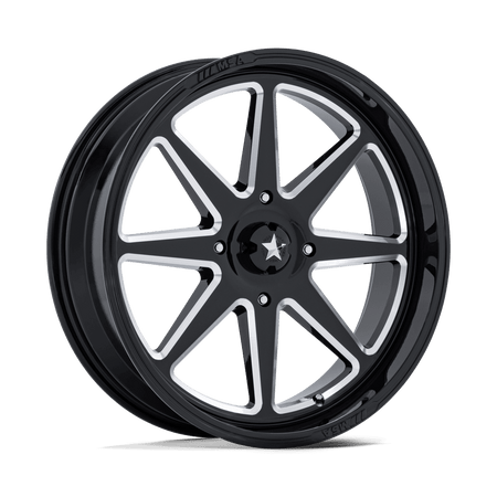 MSA Offroad Wheels M54 SPARK UTV – 20X7 – 5X114.3 – 0 mm – GLOSS BLACK MILLED
