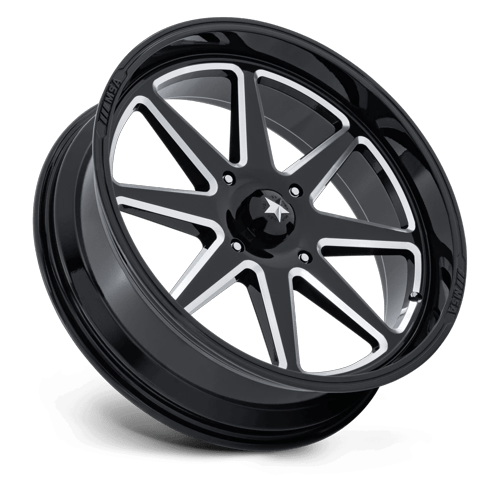 MSA Offroad Wheels M54 SPARK UTV – 18X7 – 5X114.3 – 10 mm – GLOSS BLACK MILLED