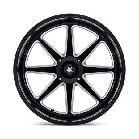 MSA Offroad Wheels M54 SPARK UTV – 24X10 – 4X137 – -25 mm – GLOSS BLACK MILLED
