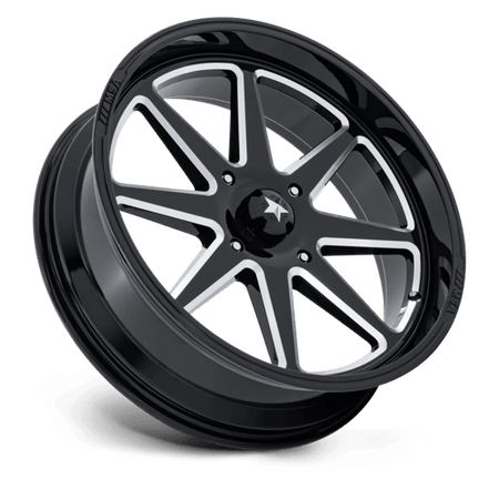 MSA Offroad Wheels M54 SPARK UTV – 24X7 – 4X156 – 0 mm – GLOSS BLACK MILLED