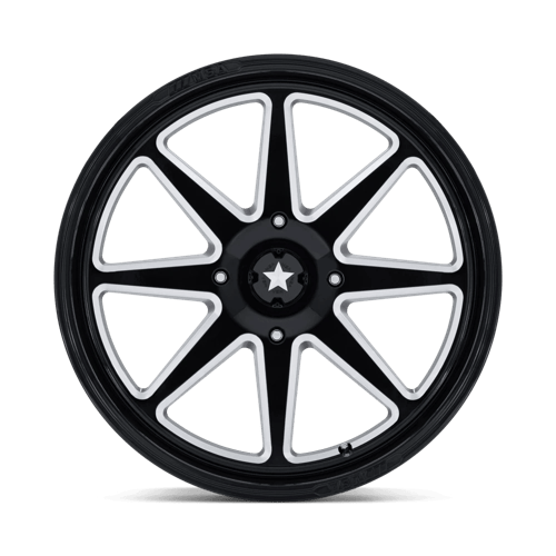 MSA Offroad Wheels M54 SPARK UTV – 24X7 – 4X156 – 0 mm – GLOSS BLACK MILLED