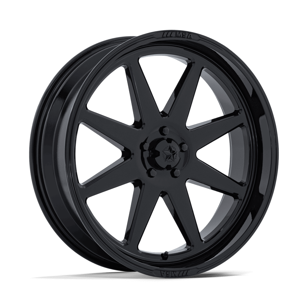 MSA Offroad Wheels M54 SPARK UTV – 24X7 – 5X114.3 – 0 mm – GLOSS BLACK