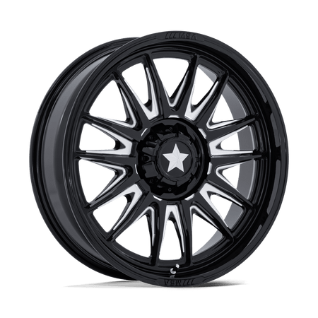 MSA Offroad Wheels M55 COMMANDER UTV – 20X7 – 4X137/4X156 – 0 mm – GLOSS BLACK MILLED