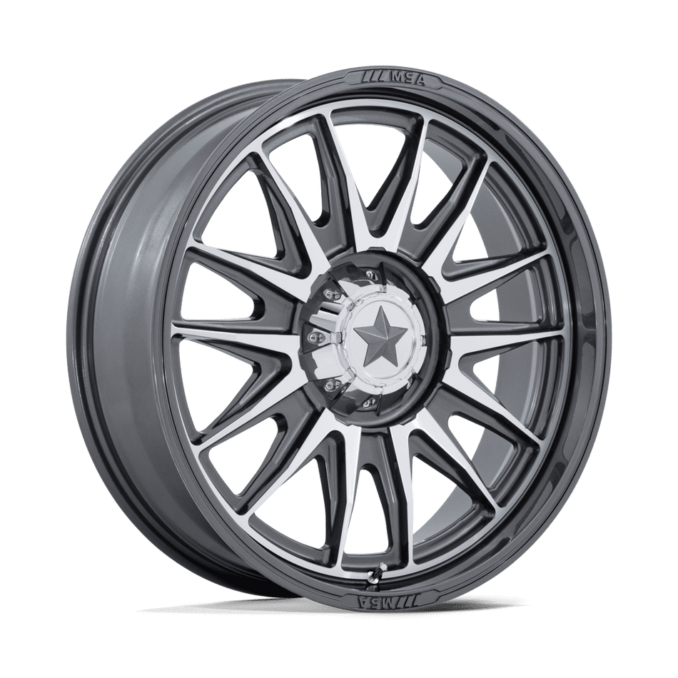 MSA Offroad Wheels M55 COMMANDER UTV – 24X7 – 4X137/4X156 – 0 mm – PLATINUM W/ MACHINED FACE