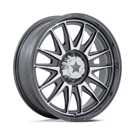 MSA Offroad Wheels M55 COMMANDER UTV – 20X7 – 5X114.3 – 0 mm – PLATINUM W/ MACHINED FACE