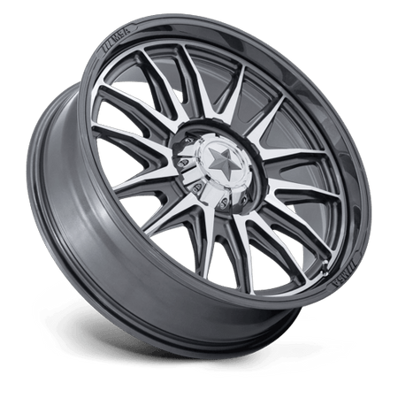 MSA Offroad Wheels M55 COMMANDER UTV – 22X7 – 4X137/4X156 – 0 mm – PLATINUM W/ MACHINED FACE
