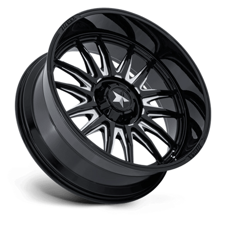 MSA Offroad Wheels M55 COMMANDER UTV – 24X10 – 4X137/4X156 – -25 mm – GLOSS BLACK MILLED