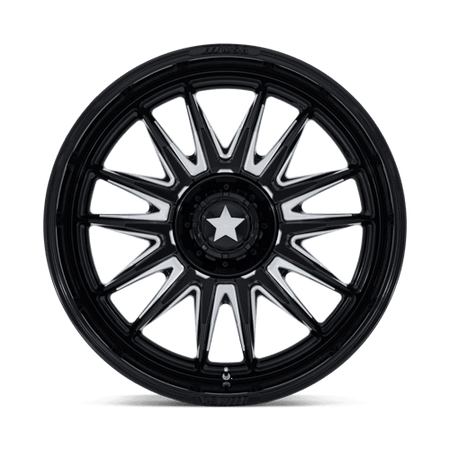 MSA Offroad Wheels M55 COMMANDER UTV – 24X10 – 4X137/4X156 – -25 mm – GLOSS BLACK MILLED