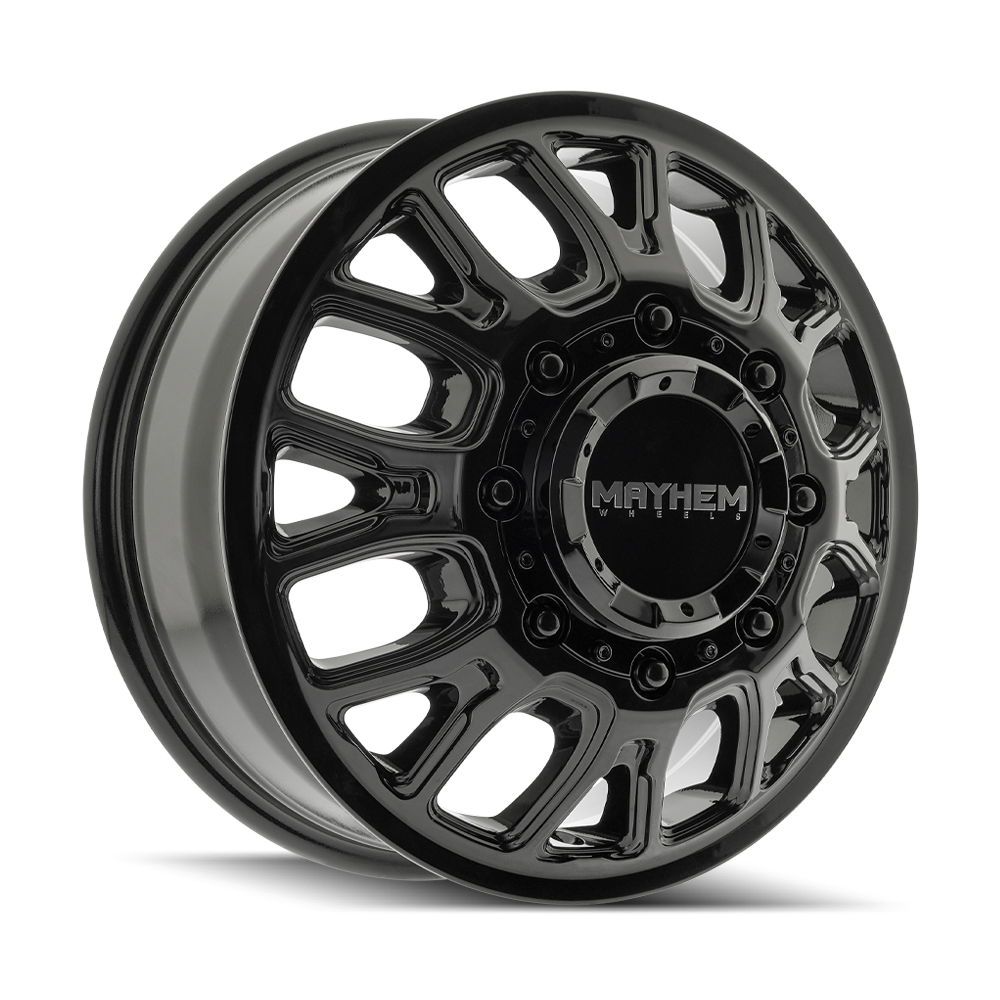 Mayhem Wheels COGENT DUALLY – 17x6.5, 8x210, +125 – Gloss Black