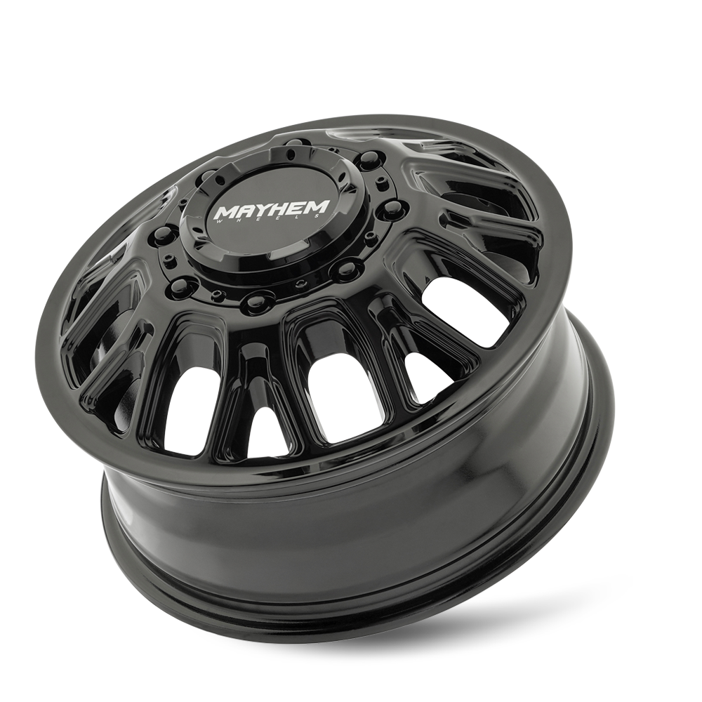 Mayhem Wheels COGENT DUALLY – 17x6.5, 8x210, +125 – Gloss Black