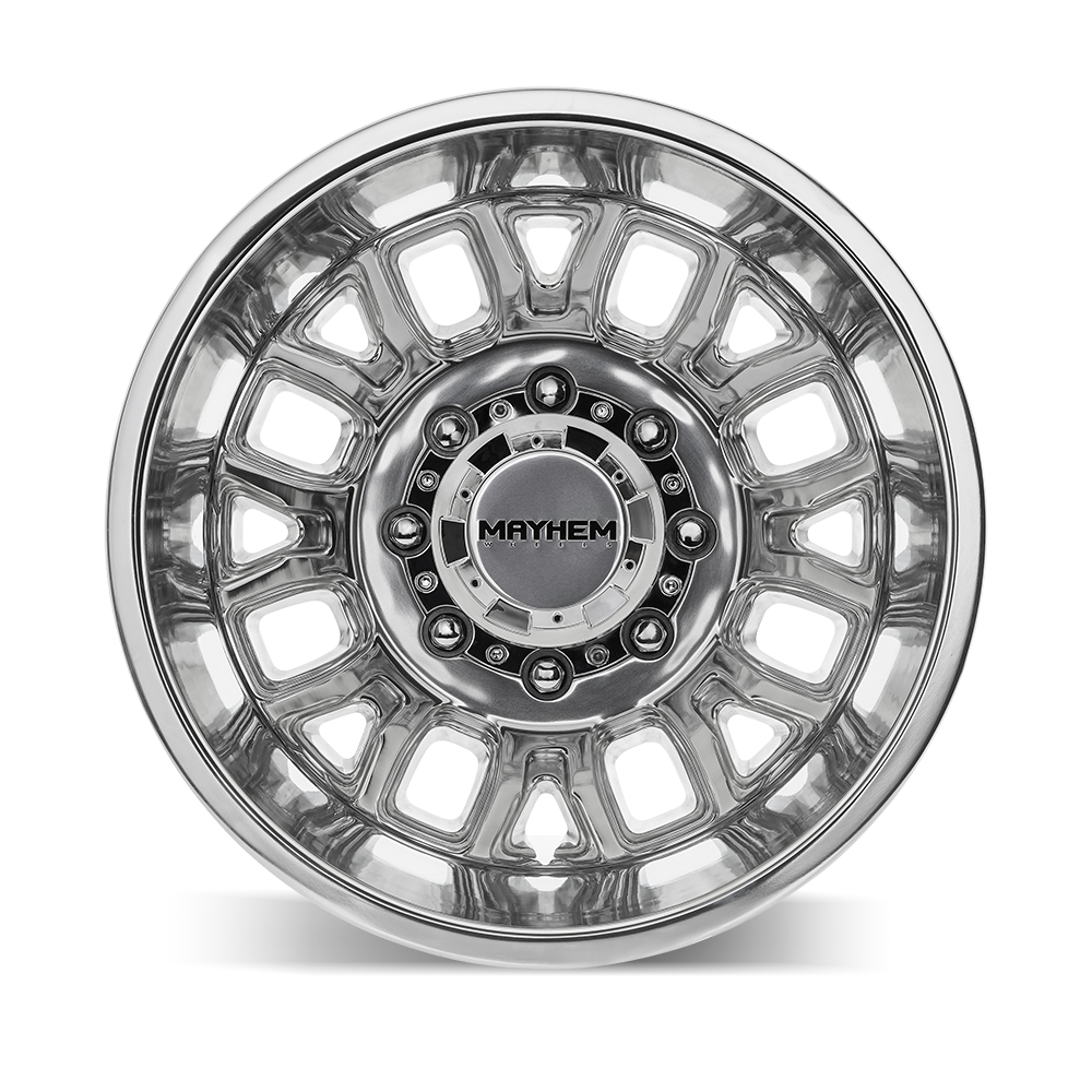 Mayhem Wheels COGENT DUALLY – 17x6.5, 8x165.1, -142 – Polished