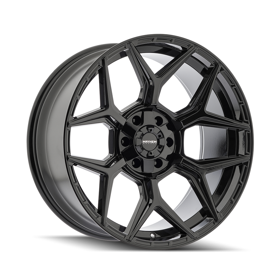 Mayhem Wheels VANQUISH – 20x10, 6x135/6x139.7, -19 – Gloss Black