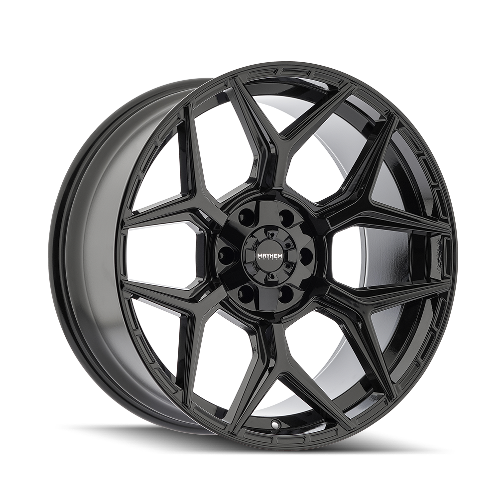 Mayhem Wheels VANQUISH – 20x9, 5x127/5x139.7, 0 – Gloss Black