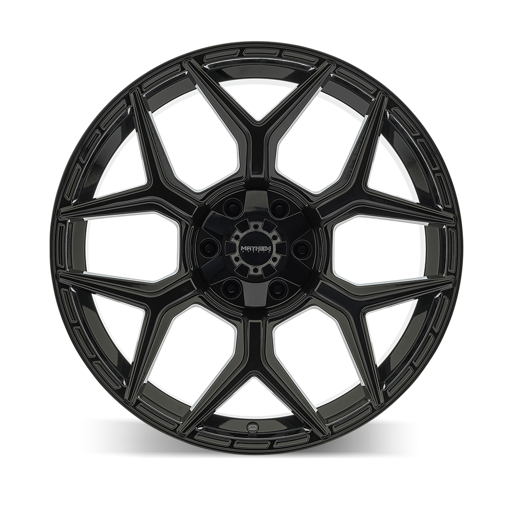 Mayhem Wheels VANQUISH – 22x10, 6x135/6x139.7, -19 – Gloss Black