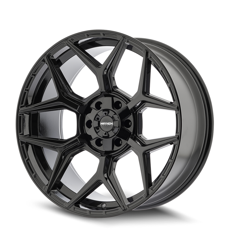 Mayhem Wheels VANQUISH – 20x9, 6x135/6x139.7, 0 – Gloss Black