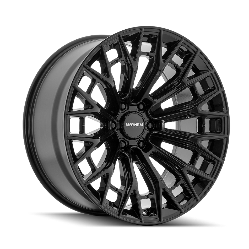 Mayhem Wheels CYCLONE – 20x9, 6x139.7, 0 – Gloss Black