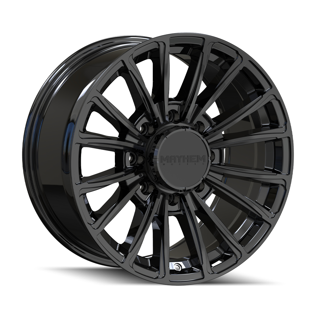 Mayhem Wheels BLIZZARD – 20x9, 8x165.1, +25 – Gloss Black