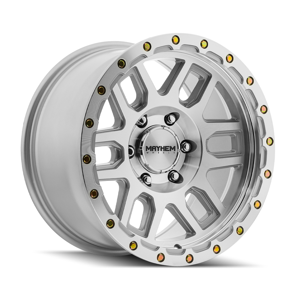 Mayhem Wheels DELTA – 20x9, 6x135, 0 – Machined With Silver Window