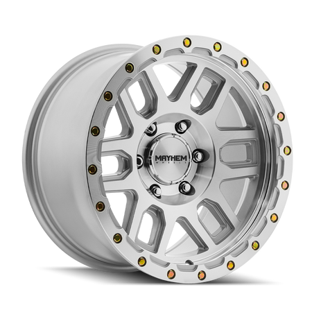 Mayhem Wheels DELTA – 20x9, 6x135, 0 – Machined With Silver Window