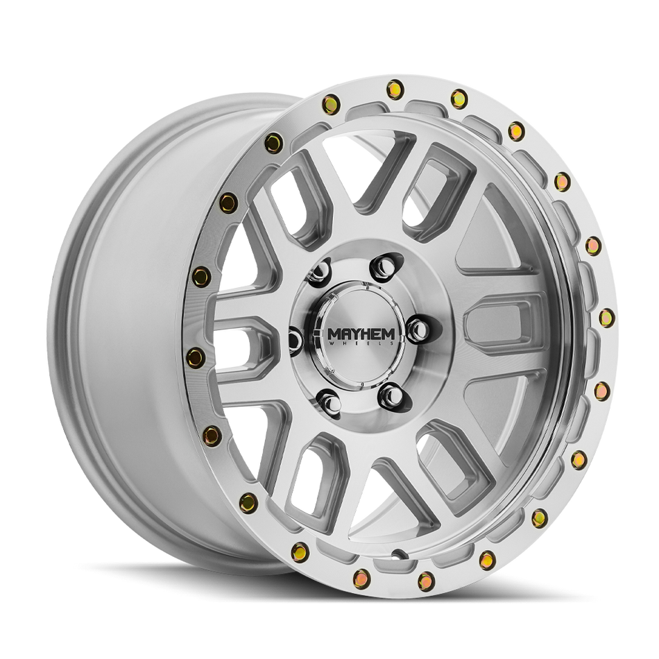 Mayhem Wheels DELTA – 20x9, 6x135, 0 – Machined With Silver Window