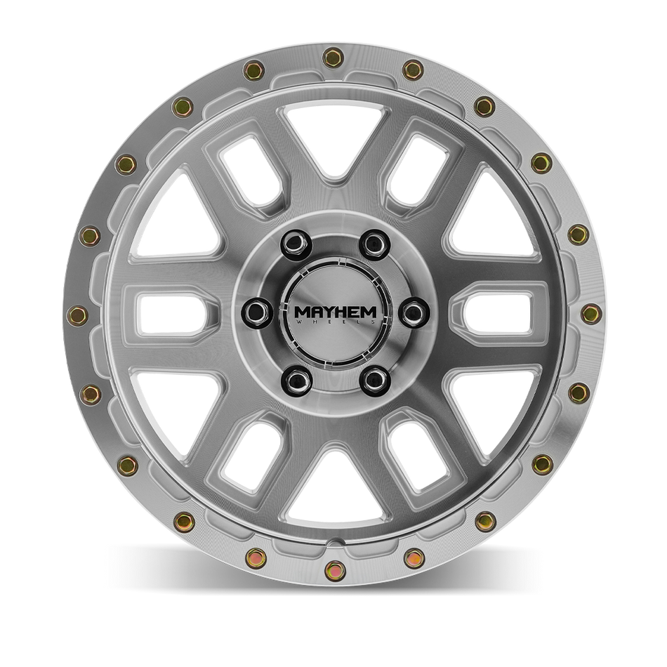 Mayhem Wheels DELTA – 20x9, 6x135, 0 – Machined With Silver Window