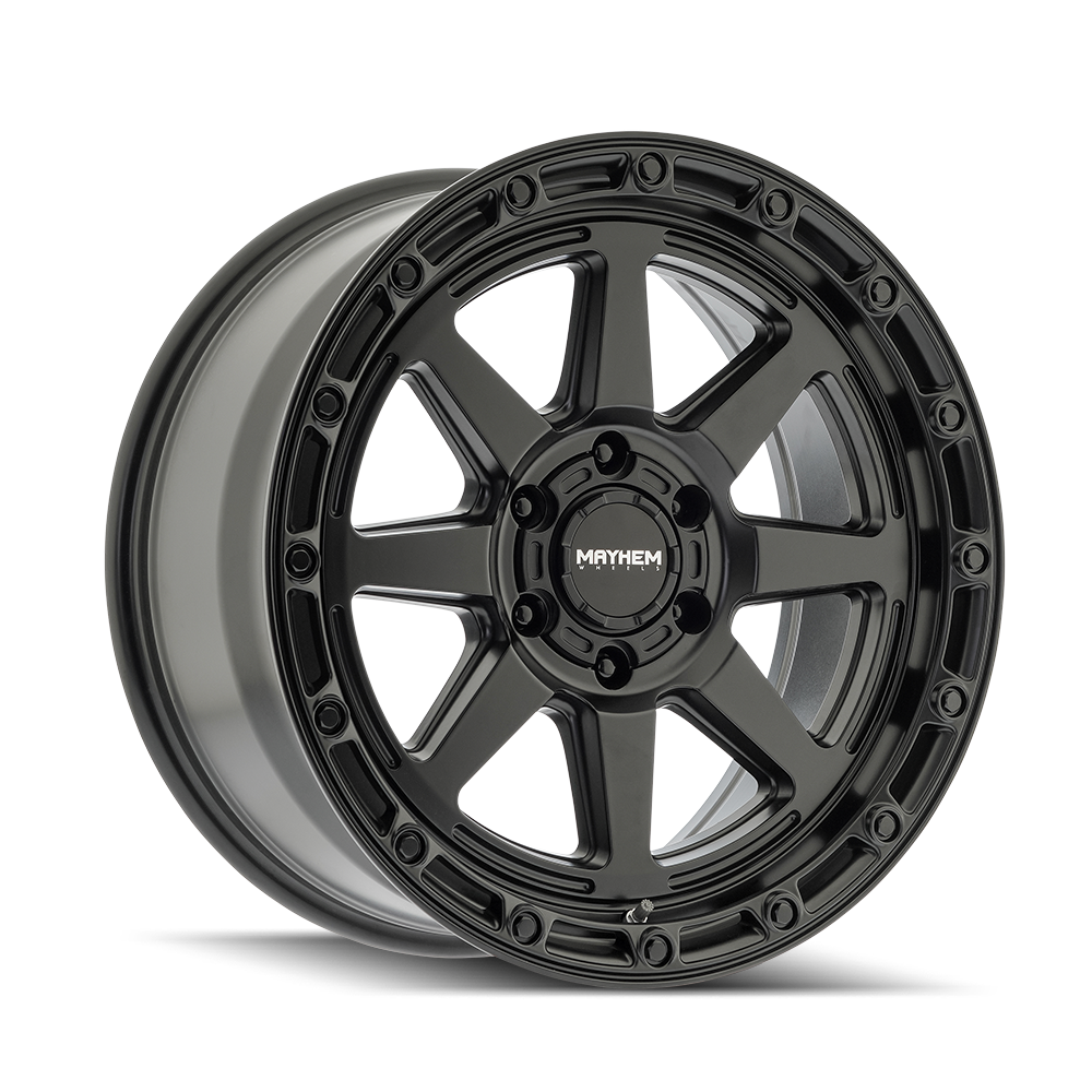 Mayhem Wheels RIDGELINE – 18x9, 6x139.7, +20 – Satin Black