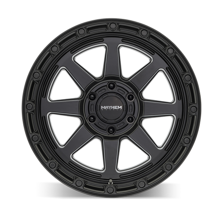 Mayhem Wheels RIDGELINE – 17x8.5, 6x139.7, +25 – Satin Black