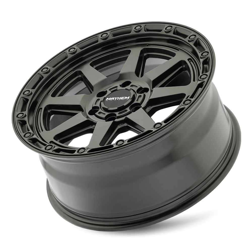 Mayhem Wheels RIDGELINE – 17x8.5, 6x139.7, +25 – Satin Black