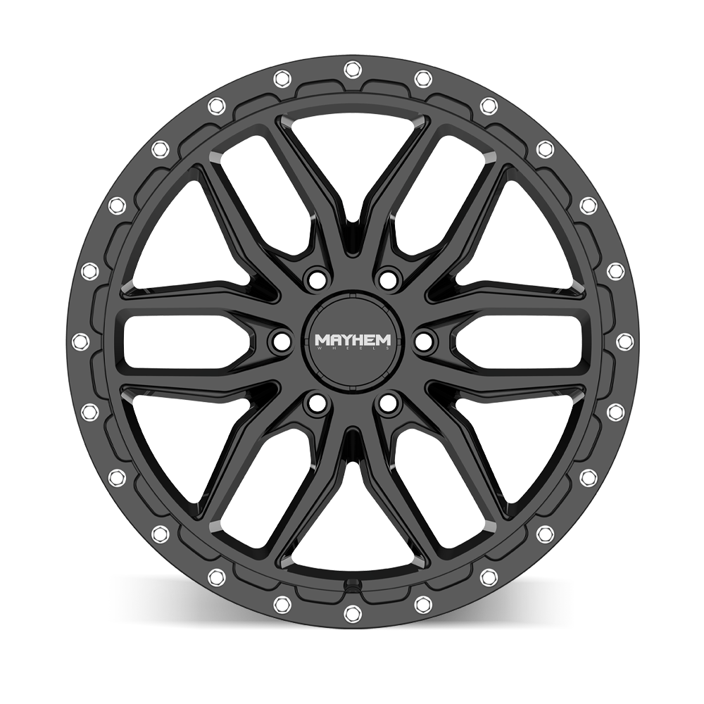 Mayhem Wheels VECTOR – 17x9, 6x139.7, +18 – Gloss Black