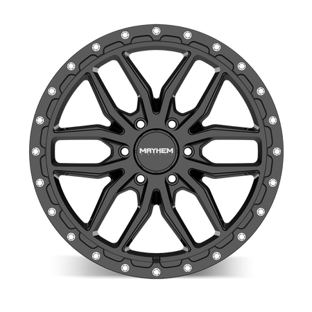 Mayhem Wheels VECTOR – 17x9, 6x139.7, +18 – Gloss Black