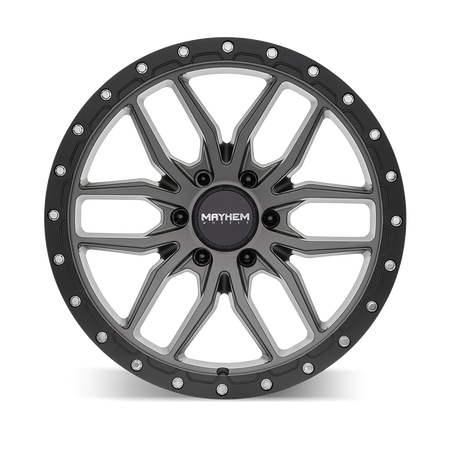 Mayhem Wheels VECTOR – 17x9, 6x135, +18 – Matte Gunmetal Black Lip