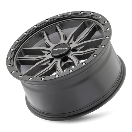 Mayhem Wheels VECTOR – 20x9, 6x135, +18 – Matte Gunmetal Black Lip