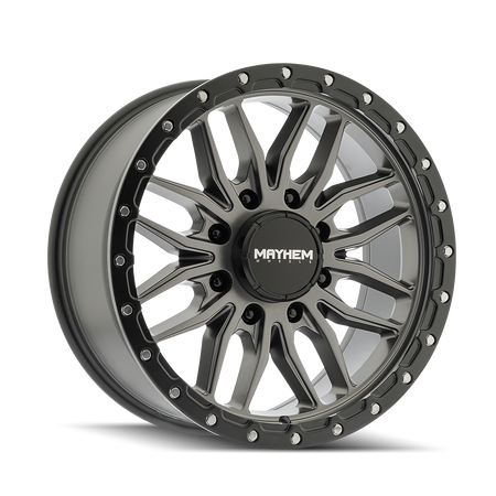 Mayhem Wheels VECTOR – 20x9, 8x180, +18 – Matte Gunmetal Black Lip